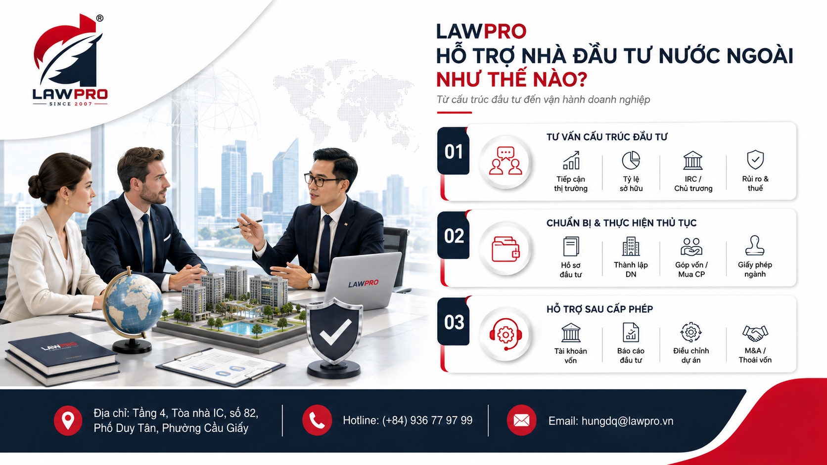 LAWPRO hỗ trợ nhà đầu tư nước ngoài như thế nào?